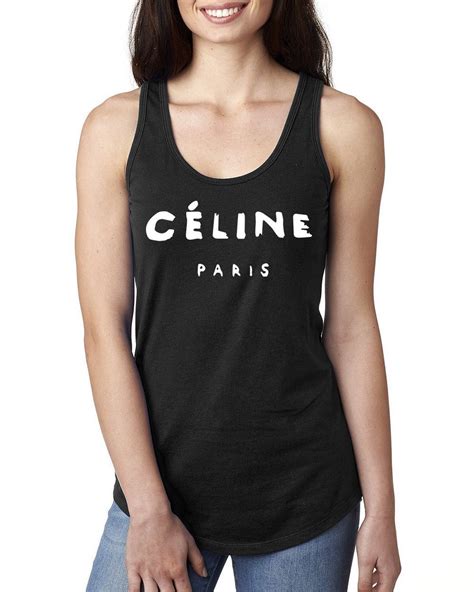 celine workout tank top|CELINE Women's Tank & Cami Tops .